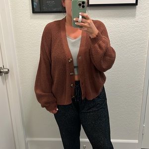 American Eagle Chocolate Brown Sweater
